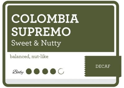 Decaf Colombia Supremo